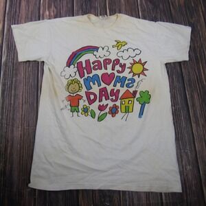 Vintage Nite Lite Happy Moms Day Shirt Mens XL Multicolor Single Stitch Tee